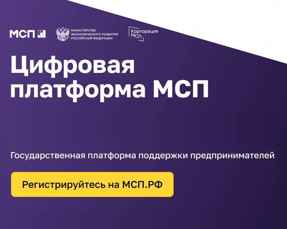 Обновление функционала сервиса «Цифровая платформа МСП»